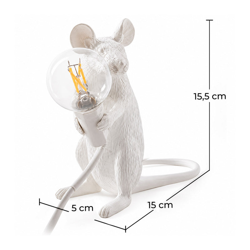 Lampada da tavolo Mausi - resina