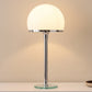 Lampada da scrivania Nauhas - rame cromato/vetro opalino
