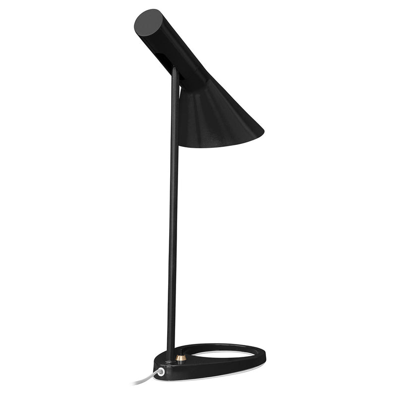 Lampa biurkowa Narn ze stali ze składanym asymetrycznym kloszem, do czytania i nowoczesnych aranżacji