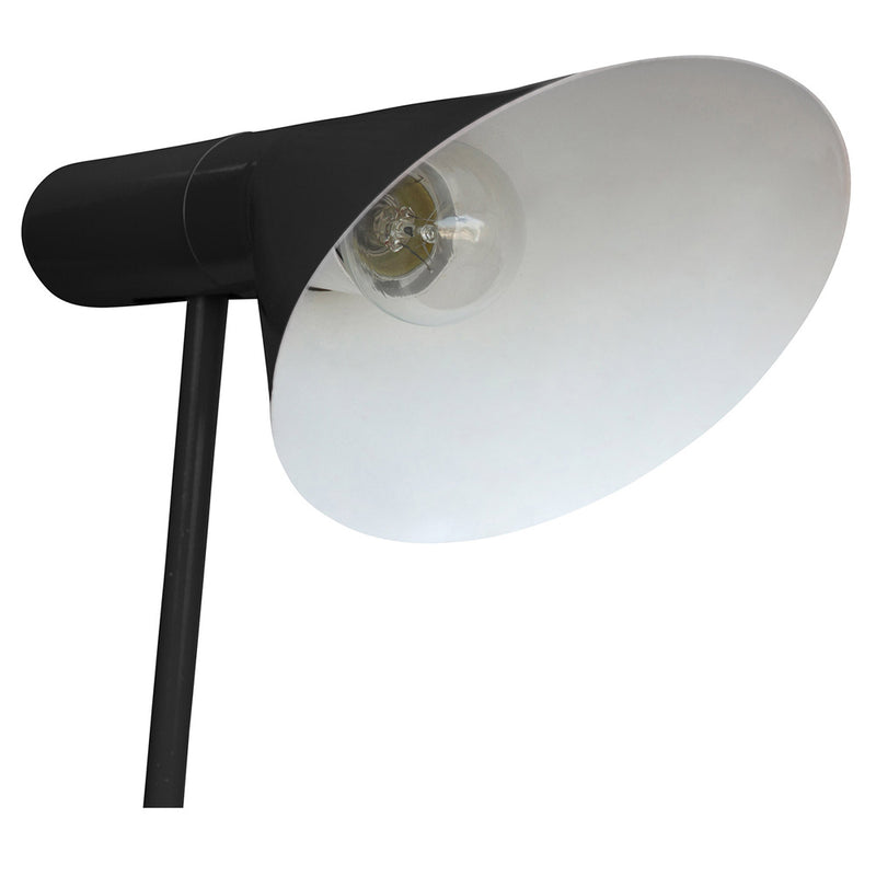 Lampa biurkowa Narn ze stali ze składanym asymetrycznym kloszem, do czytania i nowoczesnych aranżacji