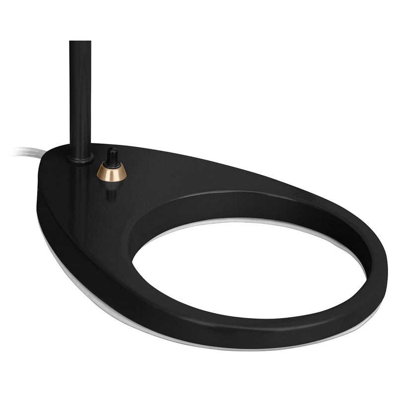 Lampa biurkowa Narn ze stali ze składanym asymetrycznym kloszem, do czytania i nowoczesnych aranżacji