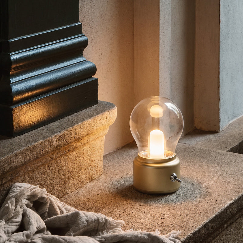 Vintage genopladelig transportabel lampe – Vintage