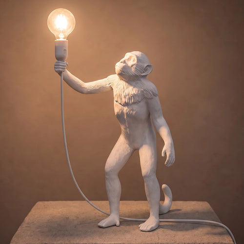 Lámpara de mesa de diseño Simian de pie - Resina