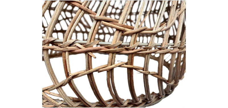 Lampe de Plafond en Rotin - Lampe Suspendue stile Boho Bali - 60cm - Hoa