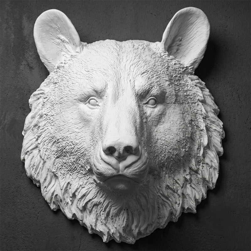 Decoración de pared - Cabeza de oso blanco - Uka