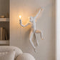 Lámpara de pared colgante con diseño de simio - Resina