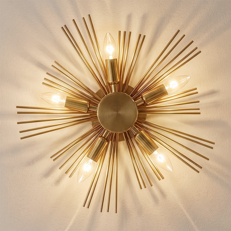 Lydia wall lamp with 5 bulbs - Metal