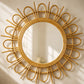 Specchio da parete - Design rotondo Boho Bali (60 cm) - Miu