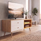 Mueble de TV de madera - Diseño escandinavo - Lenark